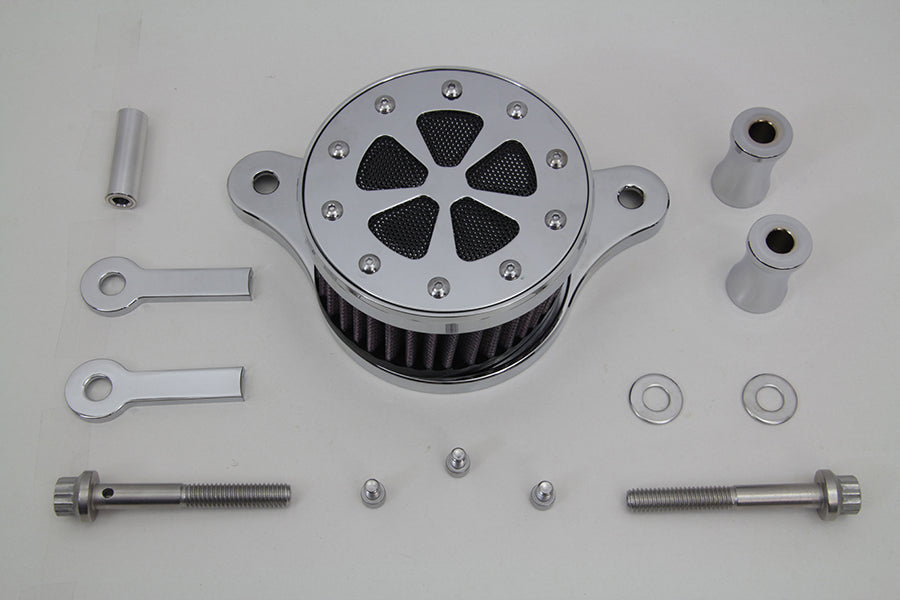 Wyatt Gatling Air Cleaner Kit Chrome