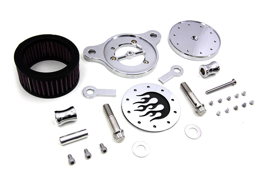 Wyatt Gatling Air Cleaner Kit Chrome