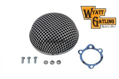 Wyatt Gatling Chrome Round Mesh Air Cleaner