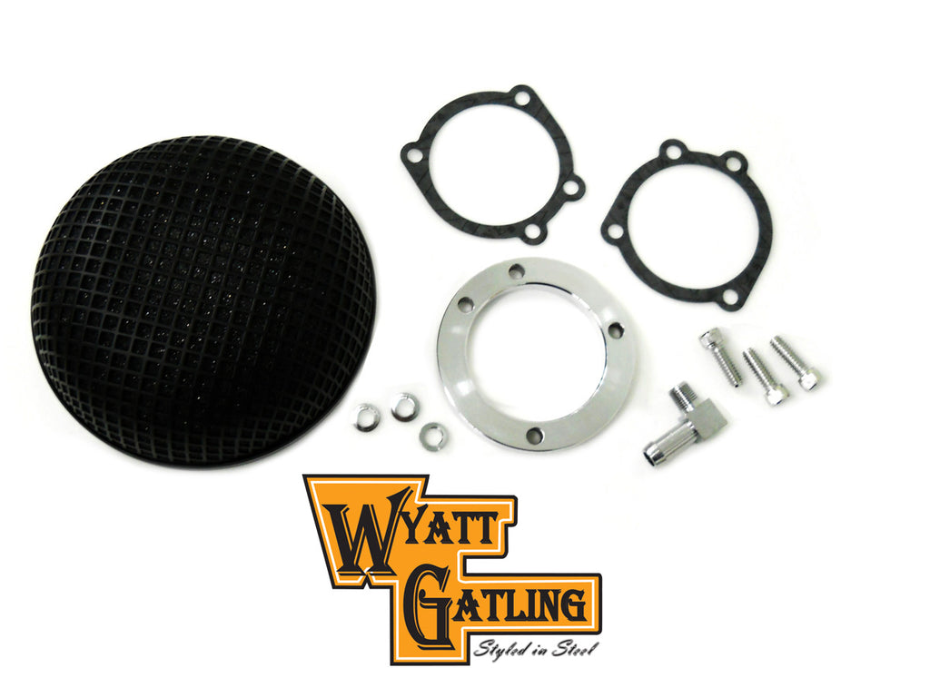 Wyatt Gatling Round Mesh Air Cleaner Black