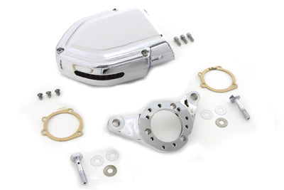 Wyatt Gatling V-Charger Air Cleaner Kit Chrome