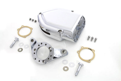 Wyatt Gatling V-Charger Air Cleaner Kit Chrome