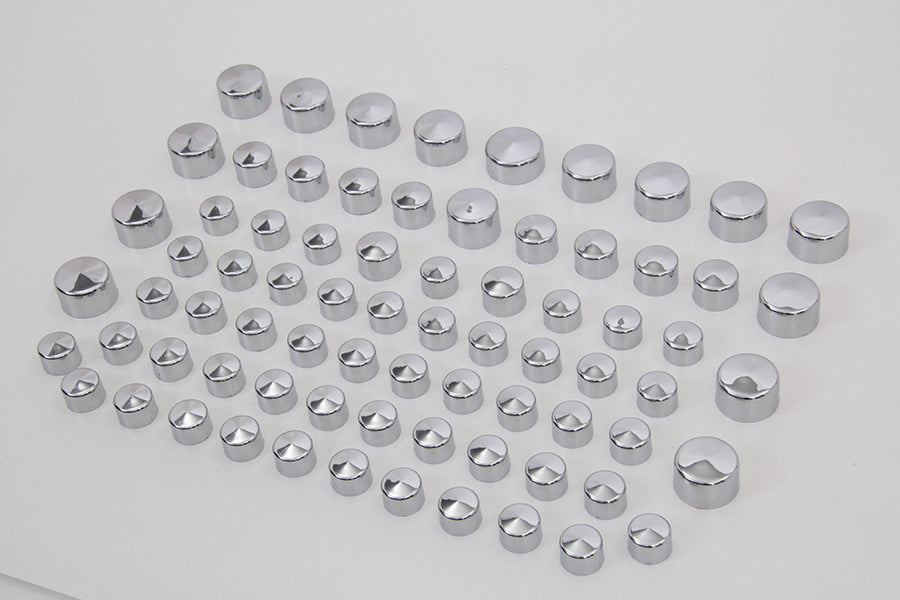 Wyatt Gatling Chrome Bolt Cap 75 Piece Cover Kit