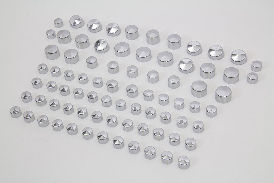 Wyatt Gatling Chrome Bolt Cap 79 Piece Cover Kit