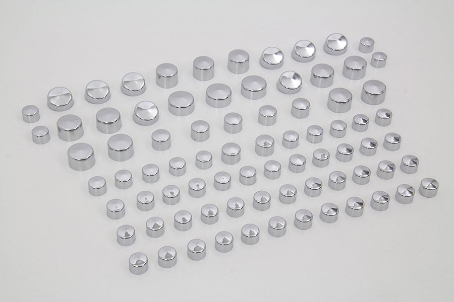 Wyatt Gatling Chrome Bolt Cap 79 Piece Cover Kit