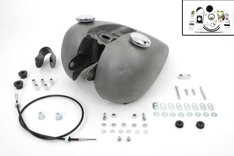 Bobbed 3.2 Gallon Gas Tank Kit