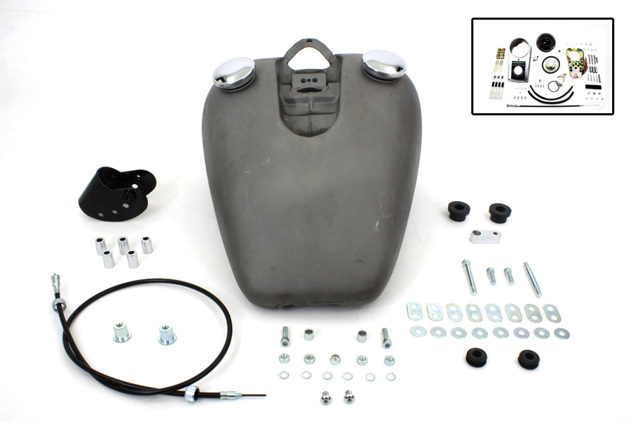 Bobbed 3.2 Gallon Gas Tank Kit