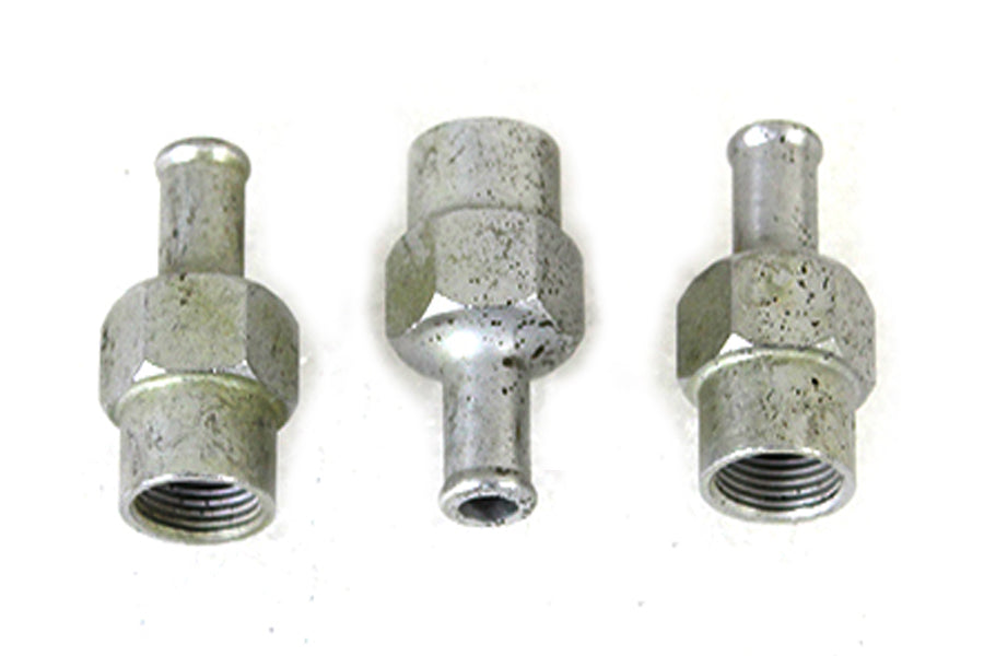 WR Hex Barb Oil Line Fitting Set Zinc Plated