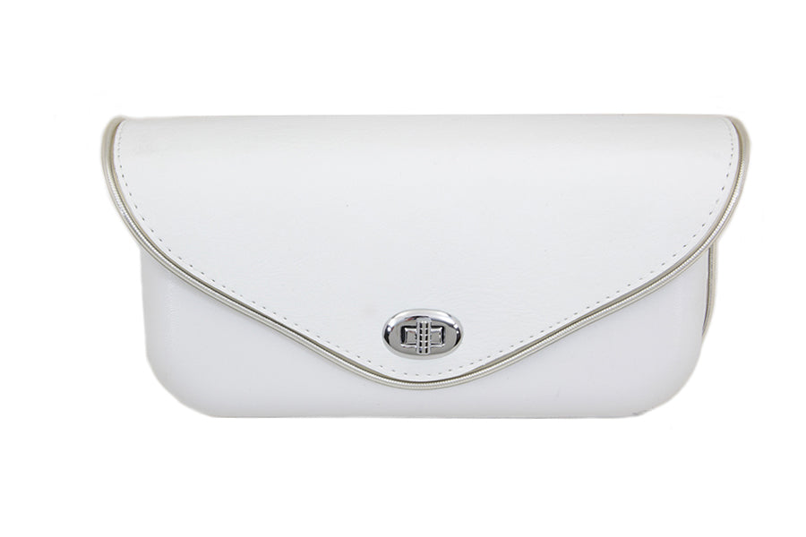 Windshield Pouch With Silver Edge Trim