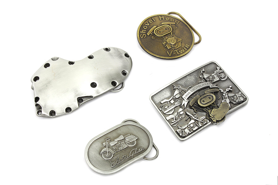 V-Twin Shovelhead Series Belt Buckle Set