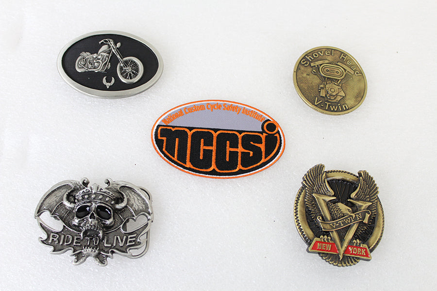 V-Twin Chopper Series Belt Buckle Set