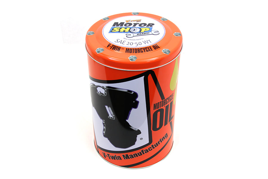 1.5 Gallon V-Twin Round Oil Can