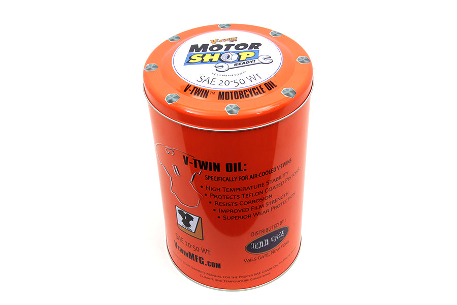 1.5 Gallon V-Twin Round Oil Can