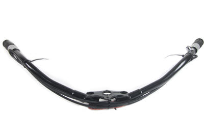 Inline Spring Fork Handlebar Assembly Black