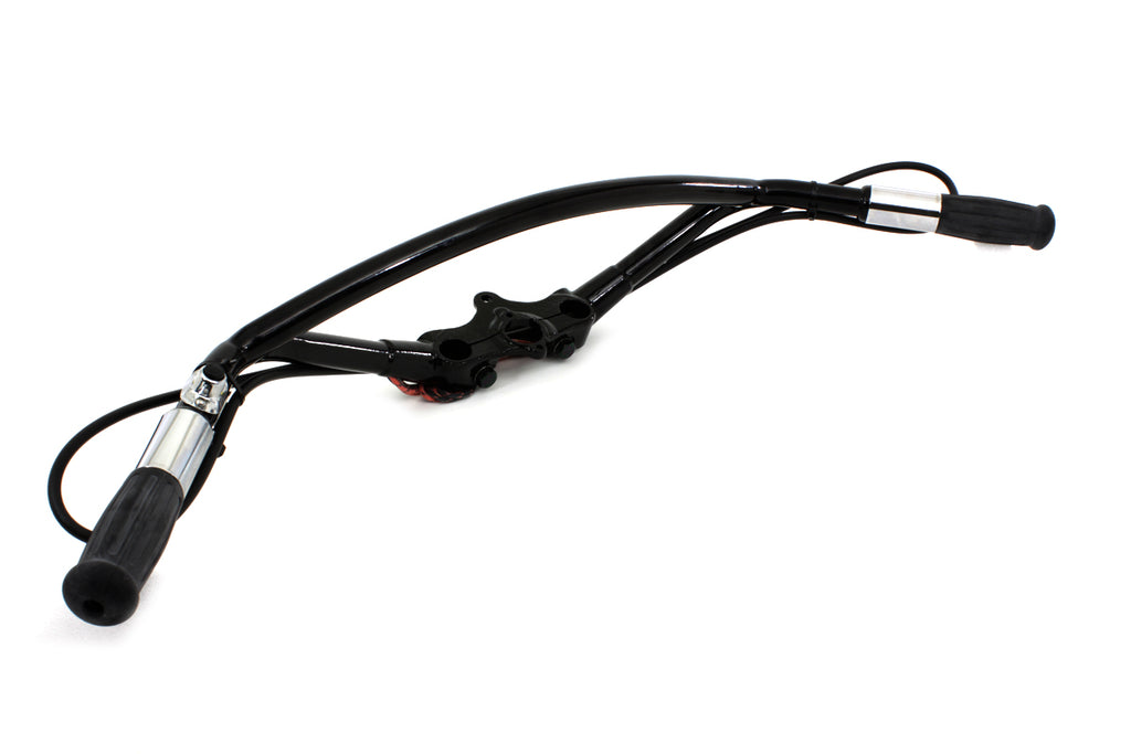 Spring Fork Offset Handlebar Black