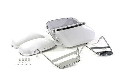 Replica Bubble Saddlebag Kit White