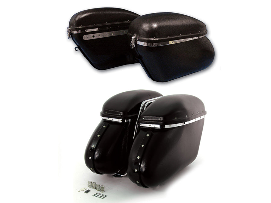 Black Magic Royalite Saddlebag Set