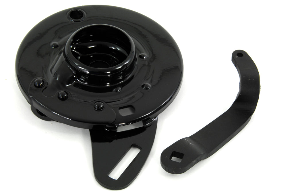 WR Black Rear Brake Backing Plate