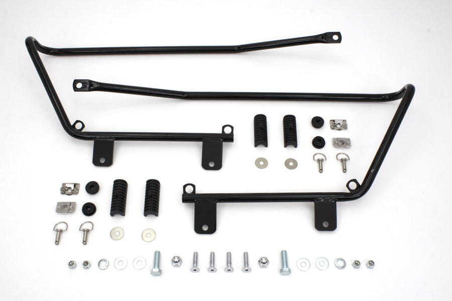 Wyatt Gatling Saddlebag Brackets and Stud Kit Black