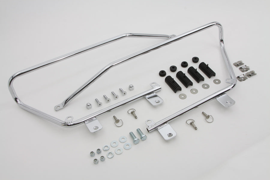 Wyatt Gatling Saddlebag Brackets and Stud Kit Chrome