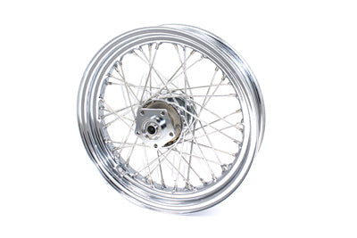 Harley Davidson Shovelhead FXWG 16" Chrome Front Spoke Wheel