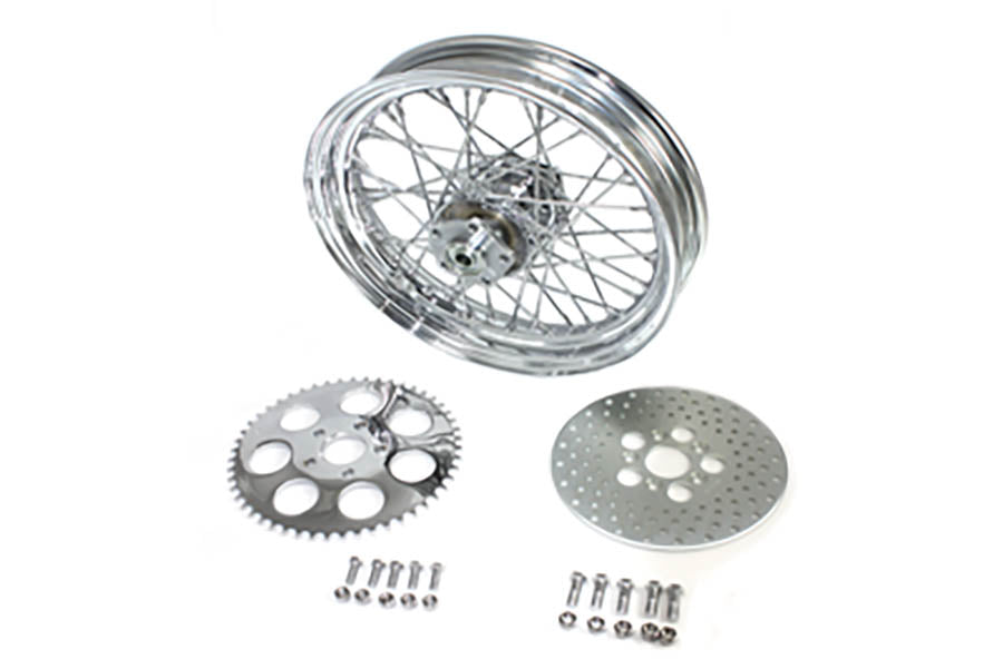 16 Rear Wheel Assembly Chrome