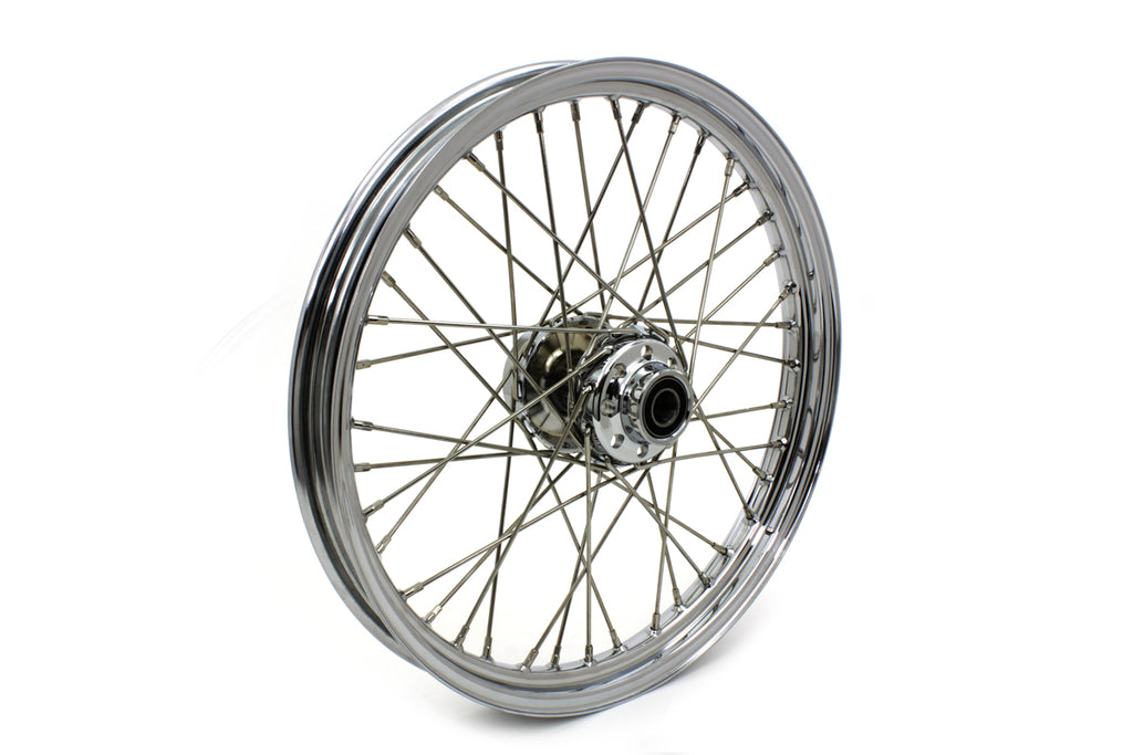 Harley Davidson 2007-17' FXST, FXDWG 21" Chrome Front Spoke Wheel