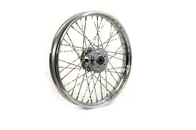 Harley Davidson 2004-05' FXD 21" Chrome Twisted Spoke Front Wheel