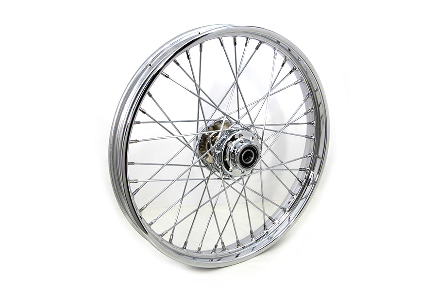 Harley Davidson 2011-17' FLST, FXST, FXD 21" Chrome Front Spoke Wheel