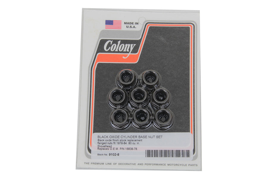 Cylinder Base Nut Black