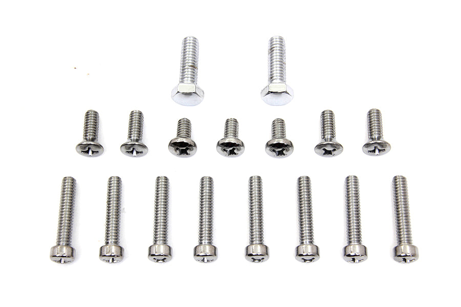 Primary Cover Screw Kit Chrome