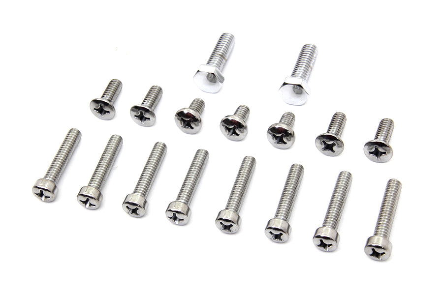 Primary Cover Screw Kit Chrome