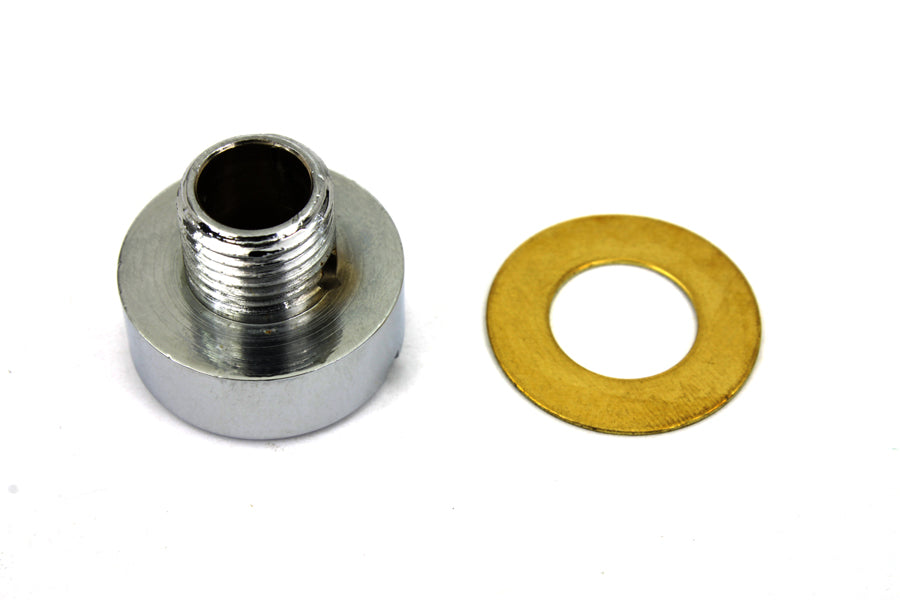 Oil Pump Relief Valve Plug Chrome