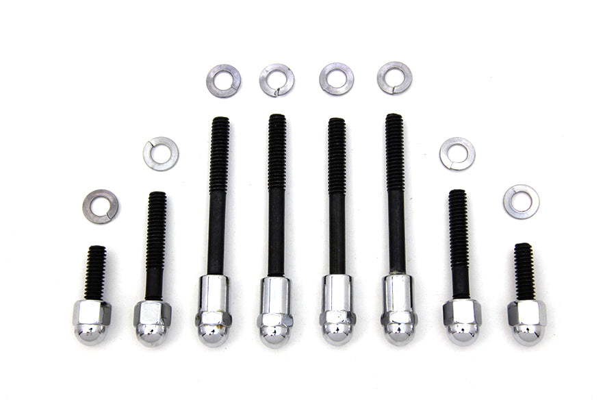 Oil Pump Mount Kit Acorn Type Chrome