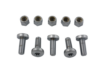 Rear Disc Bolt and Nut Kit Chrome