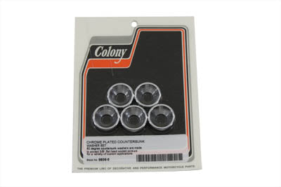 Chrome Countersunk Washer Set 5/16