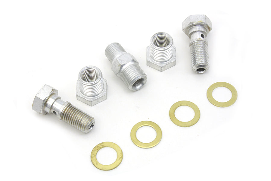 Oil Line Fitting Kit Cadmium