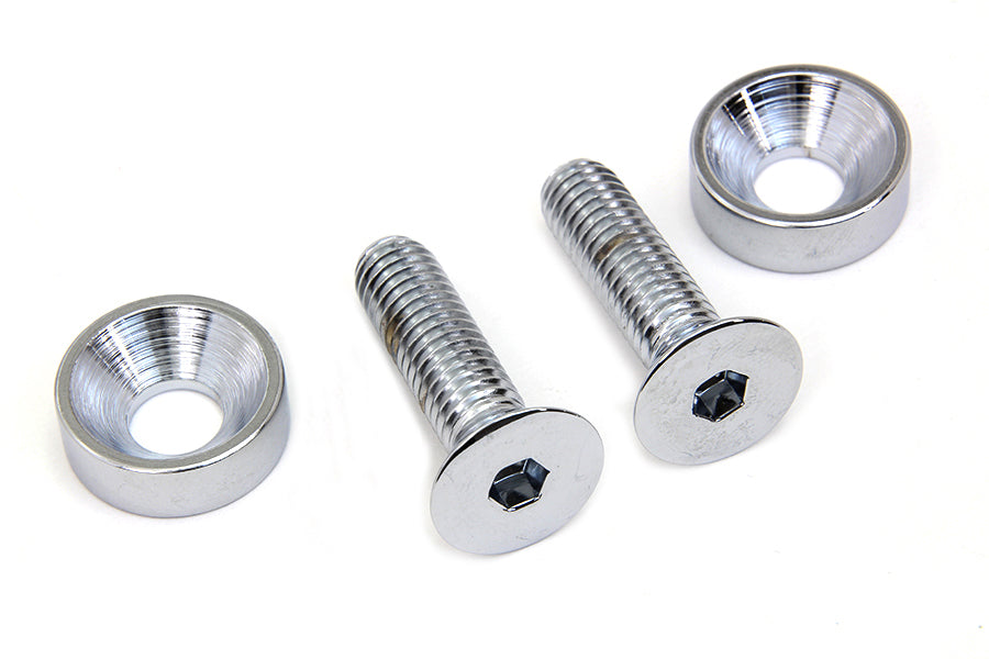 Chrome Screw Set for Motor Mount to Cylinder Head