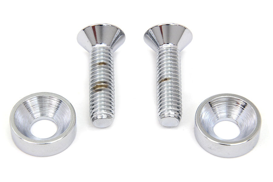 Chrome Screw Set for Motor Mount to Cylinder Head