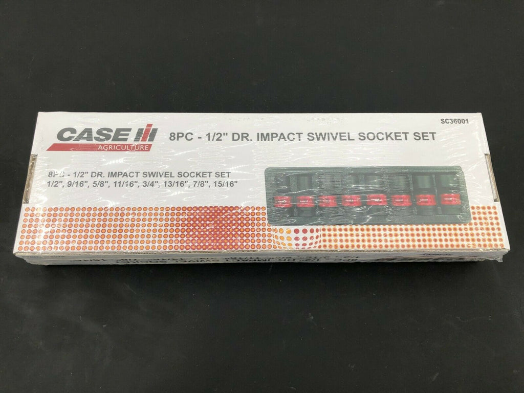 Case IH 8pc 1/2" Drive Impact Socket Set Blue Point-Lifetime Warranty