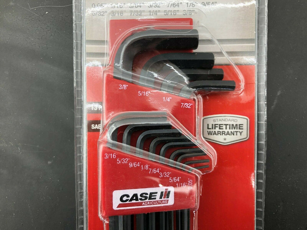 Case IH 13pc Hex Key Allen Wrench Set STD Blue Point-Lifetime Warranty