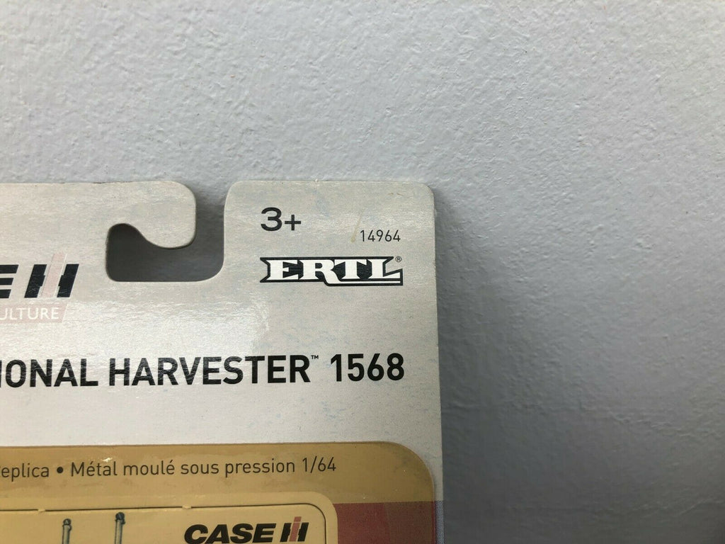 Case IH International Harvester Farmall 1568 Tractor Toy 1/64