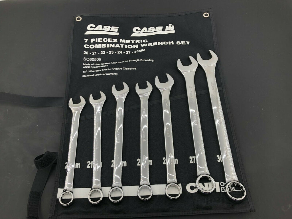 Case IH 7pc Metric Wrench Set 20mm-30mm Blue Point-Lifetime Warranty