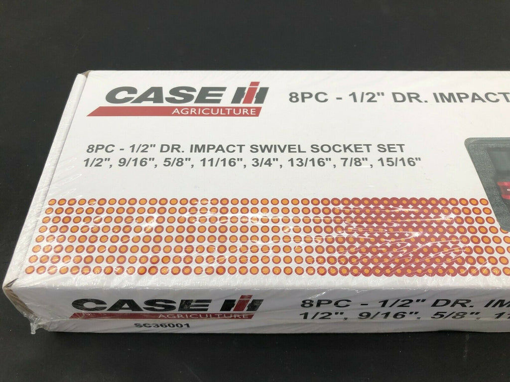 Case IH 8pc 1/2" Drive Impact Socket Set Blue Point-Lifetime Warranty