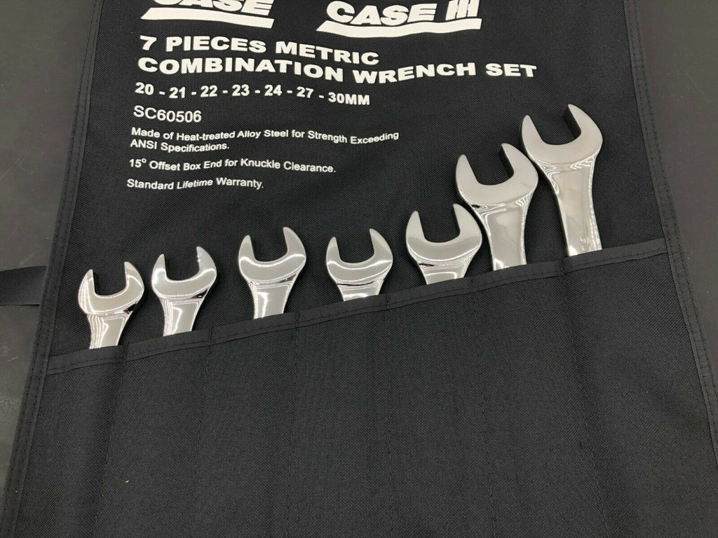 Case IH 7pc Metric Wrench Set 20mm-30mm Blue Point-Lifetime Warranty